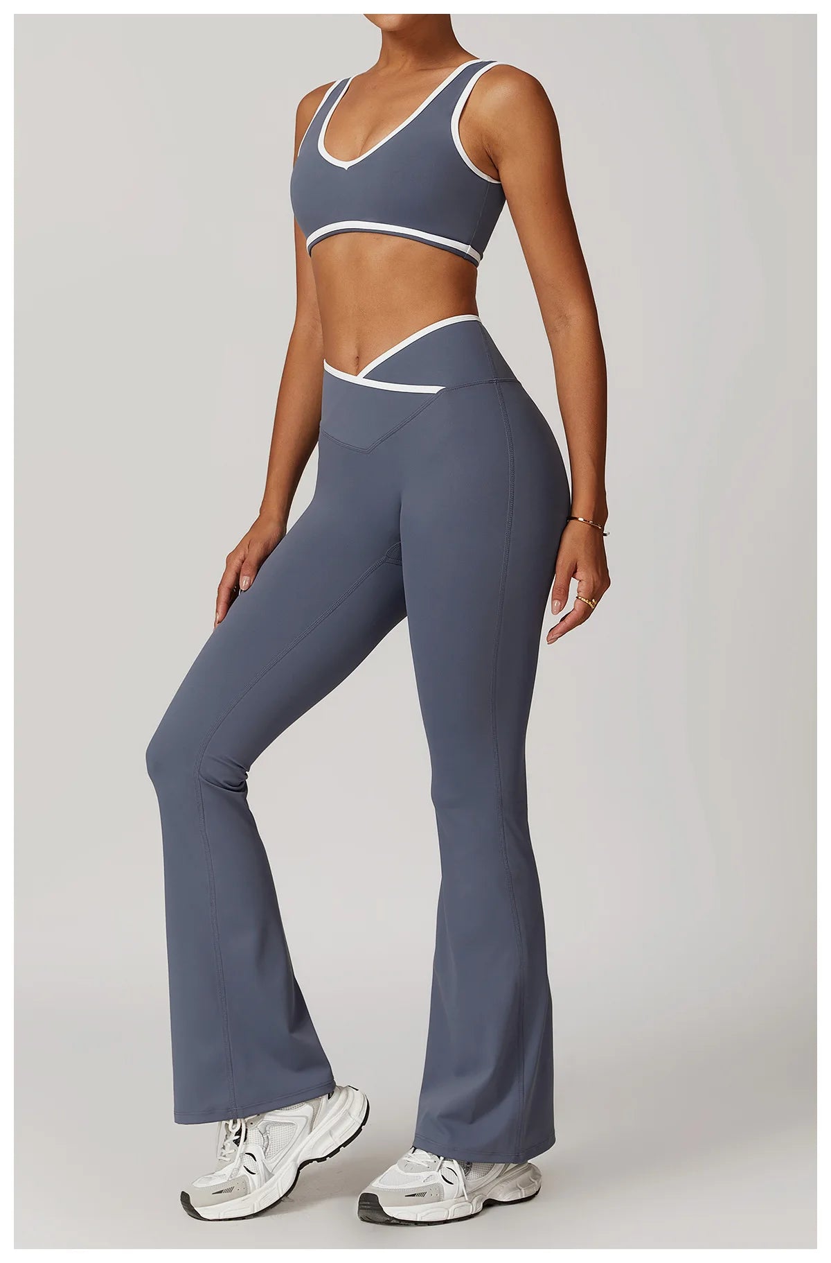 Yoga set 2-piece workout outfit fitness sportswear gym tracksuit high-waisted leggings sports bra women's clothing