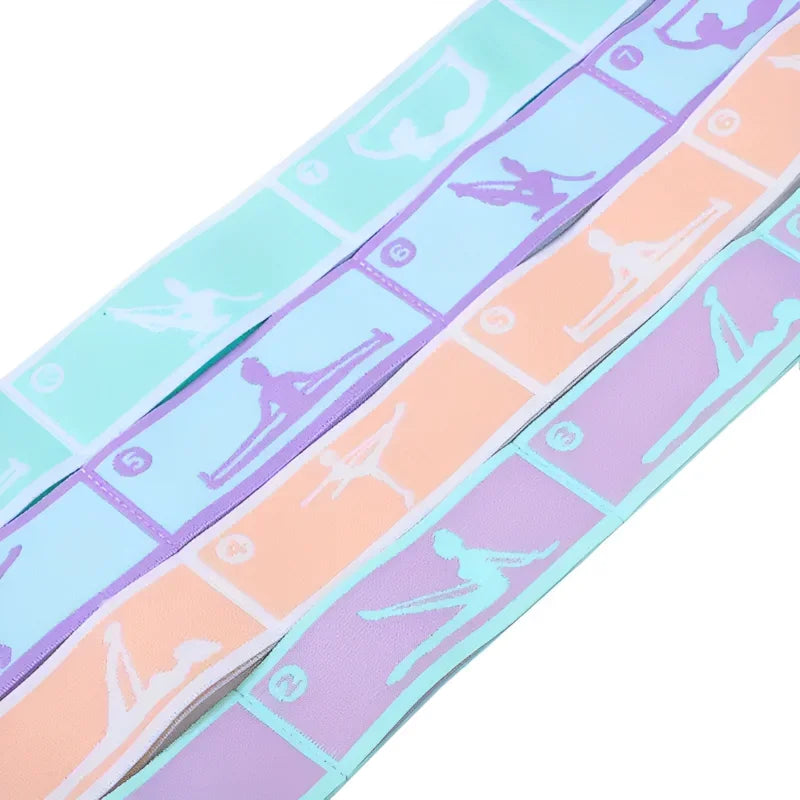 Yoga Stretching Belt Dans Stretching Band Elastische Yoga Weerstandsbanden Thuis Pilates Oefening Trekband Riem Fitness Sport