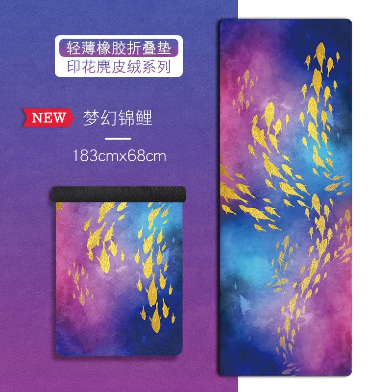 Foldable Yoga Mat 1mm – Ultra Thin & Anti-Slip | Perfect for Travel, Yoga & Pilates