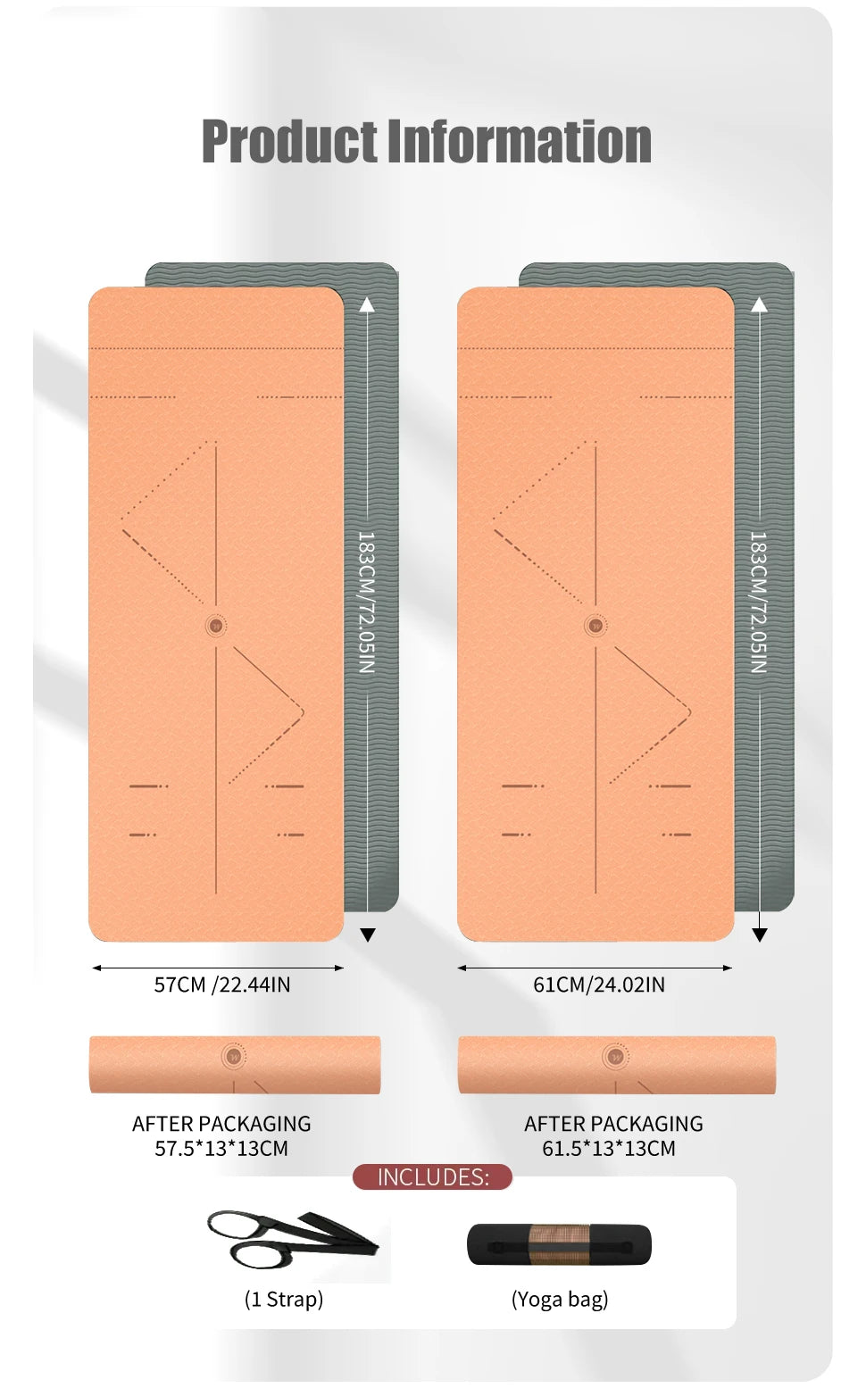 Antislip Yoga Mat Extra Dik