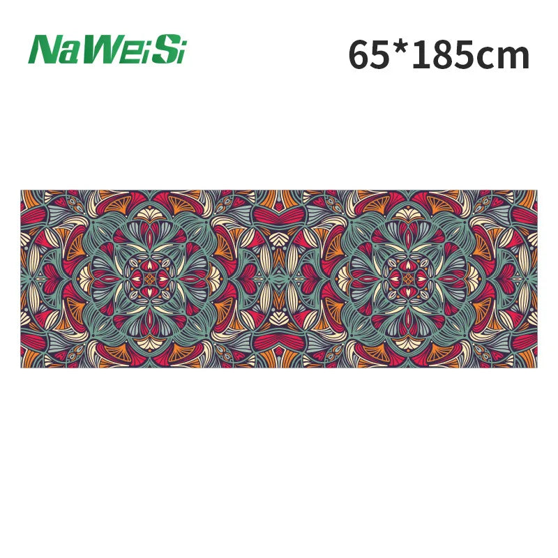 Dubbelzijdige Velvet Yogamat Handdoek – Antislip, Opvouwbaar & Sneldrogend | Fitness- en Sporthanddoek voor Yoga & Strand