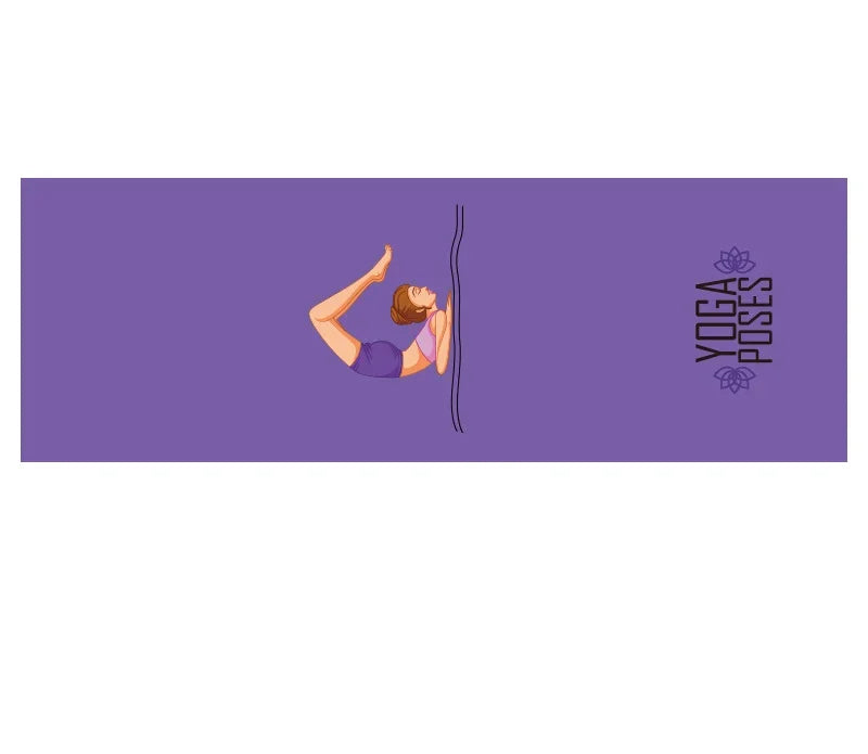Hot Yoga Mat Towel 185*63cm Printed Yoga Towel Non-Slip Fitness Workout Mat Cover for Pilates Gym Yoga Blankets