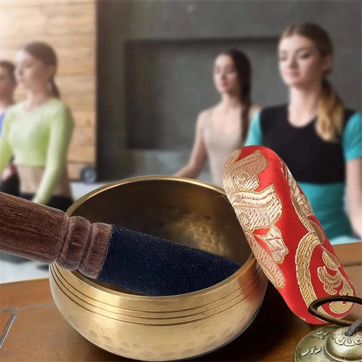 Tibetan Singing Bowl Set – Meditation & Yoga Sound Bowl with Striker and Cushion | Stress Relief & Relaxation