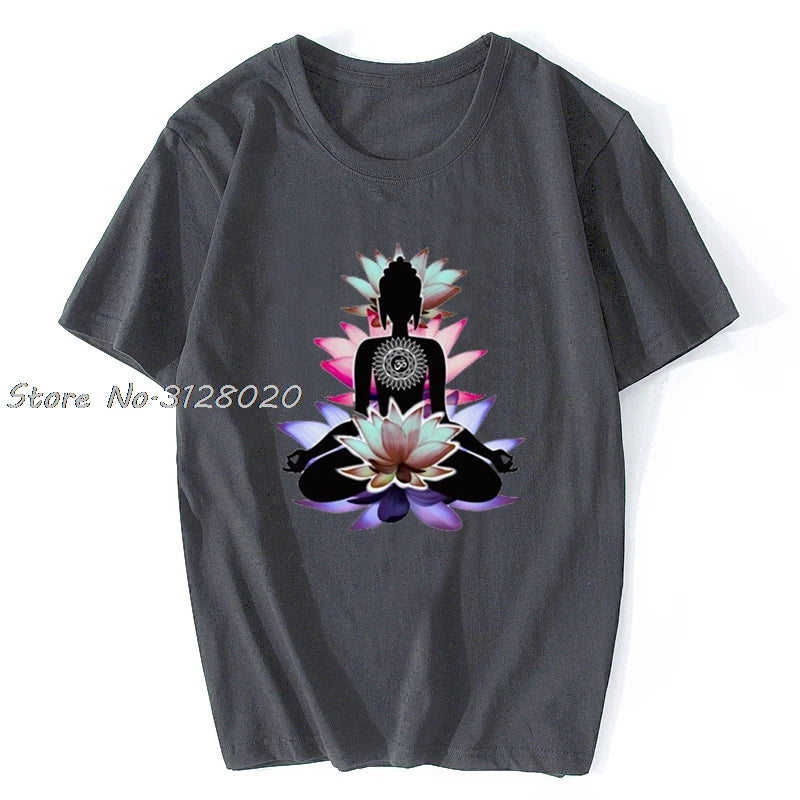 RaviZen Zen Lotus T-Shirt – Spiritueel Yoga & Meditatie Shirt