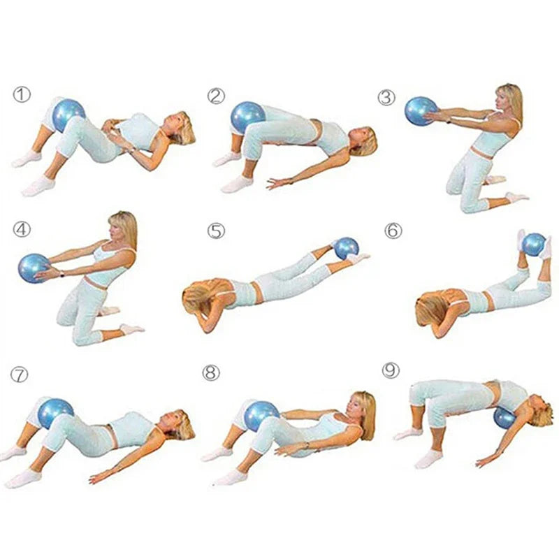 Yoga Ball 25 cm – Pilates Ball for Core Training, Balance & Indoor Workouts