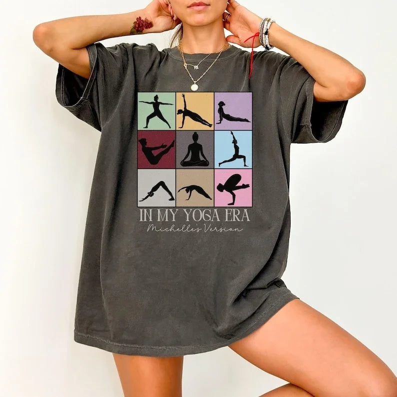 Yoga Shirt "In My Yoga Era" - Trendy Yogini T-Shirt | Comfort & Mindful Style