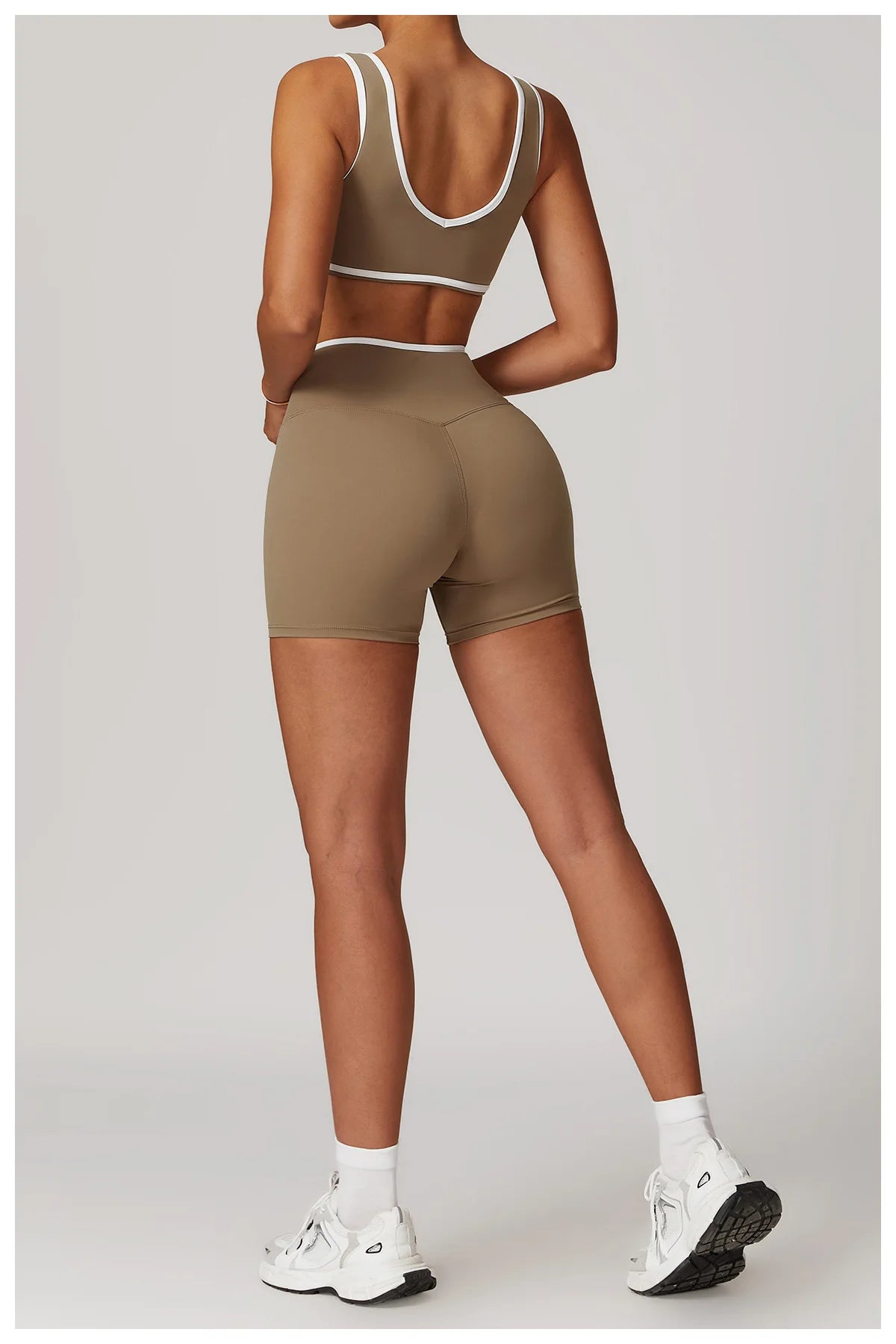 Yoga set 2-piece workout outfit fitness sportswear gym tracksuit high-waisted leggings sports bra women's clothing