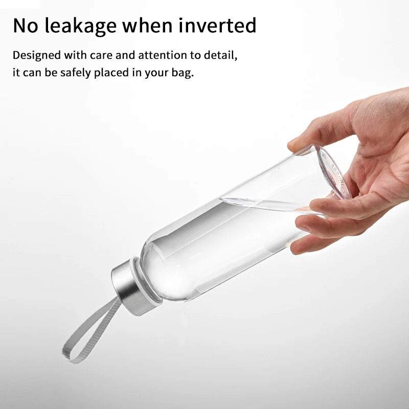 Yoga Water Bottle 300/400/500 ml (Portable, Plastic, Transparent)