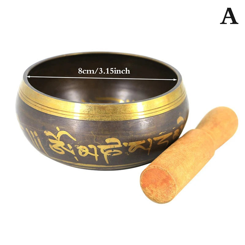 Tibetan Yoga Meditation Bowl Metal Singing Bowl/Beating Bowl