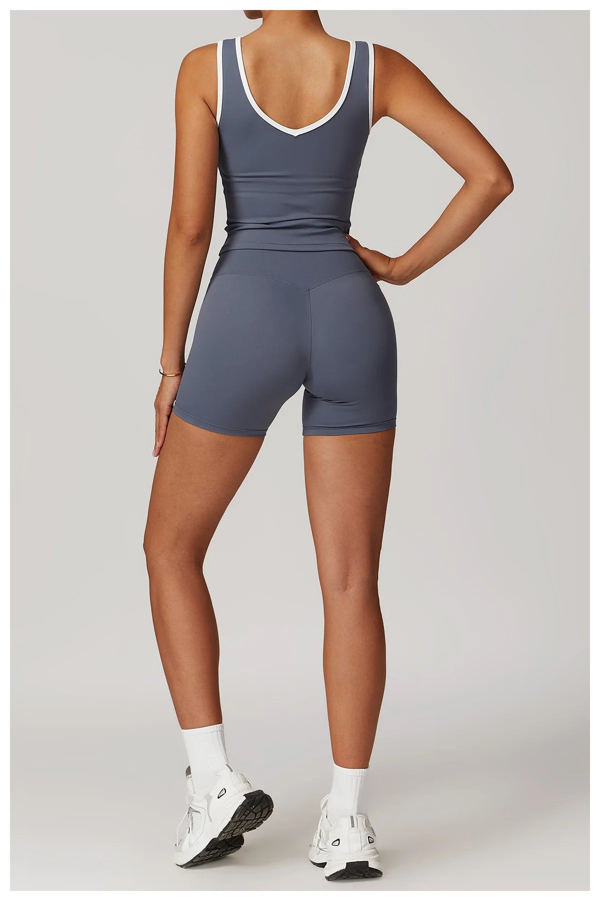 Yoga set 2-piece workout outfit fitness sportswear gym tracksuit high-waisted leggings sports bra women's clothing