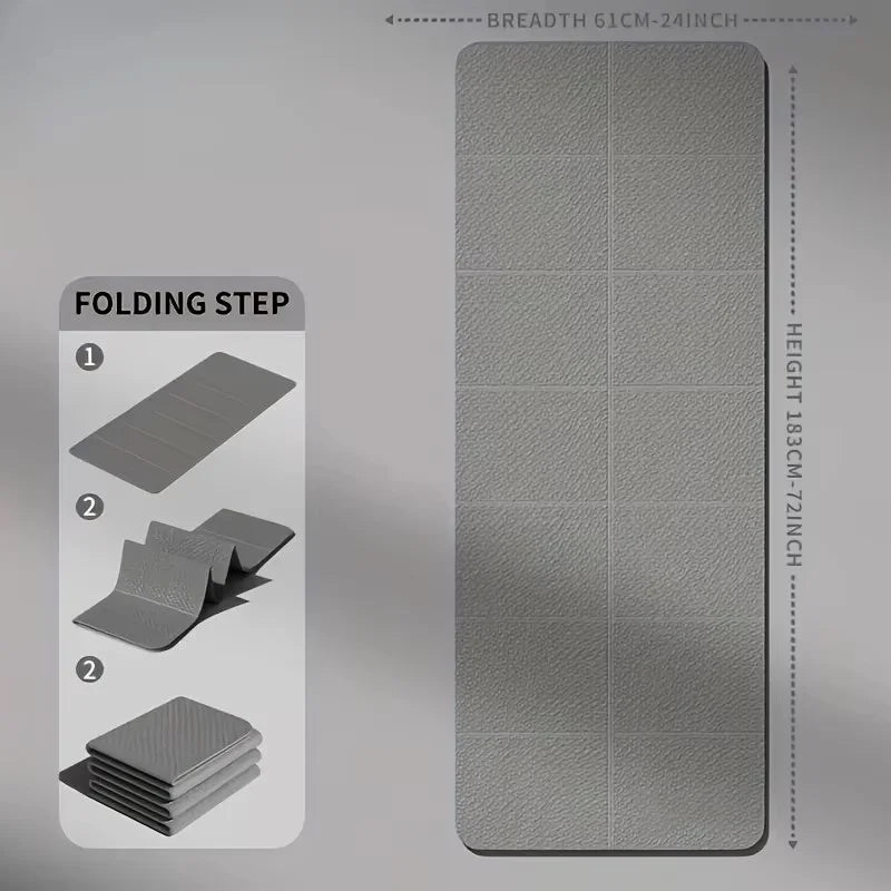 Foldable Yoga Mat – Non-slip & Lightweight | Ideal for Yoga and Meditation
