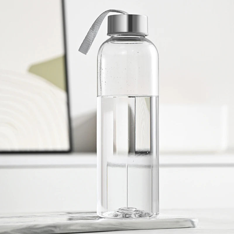Yoga Water Bottle 300/400/500 ml (Portable, Plastic, Transparent)