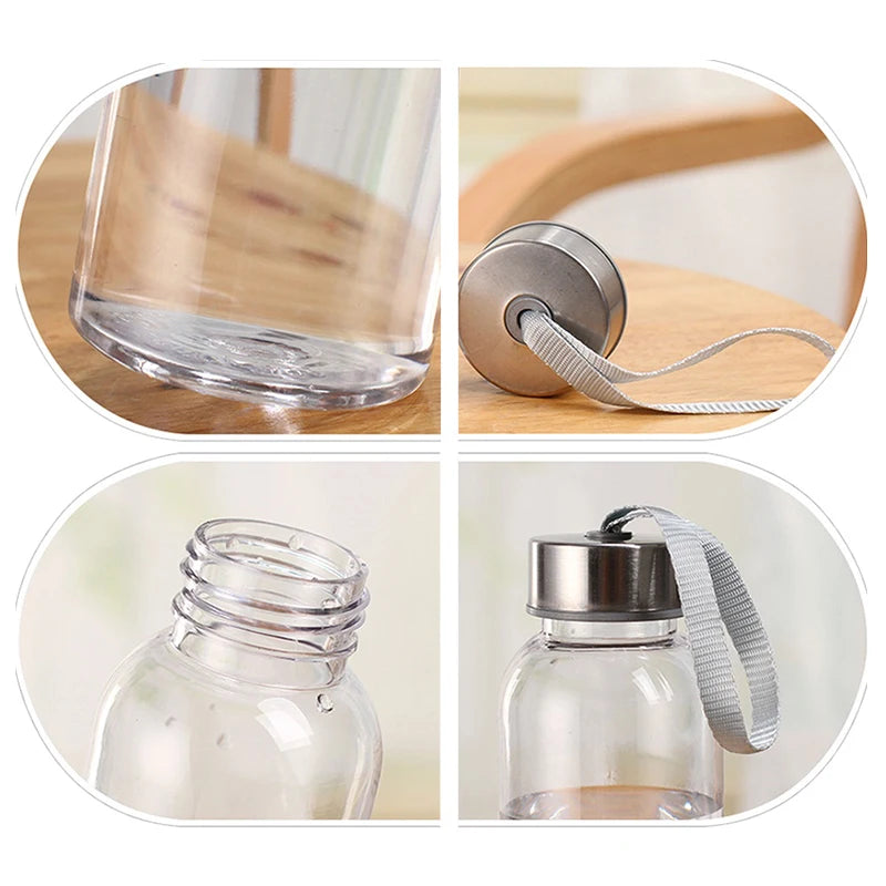Yoga Water Bottle 300/400/500 ml (Portable, Plastic, Transparent)