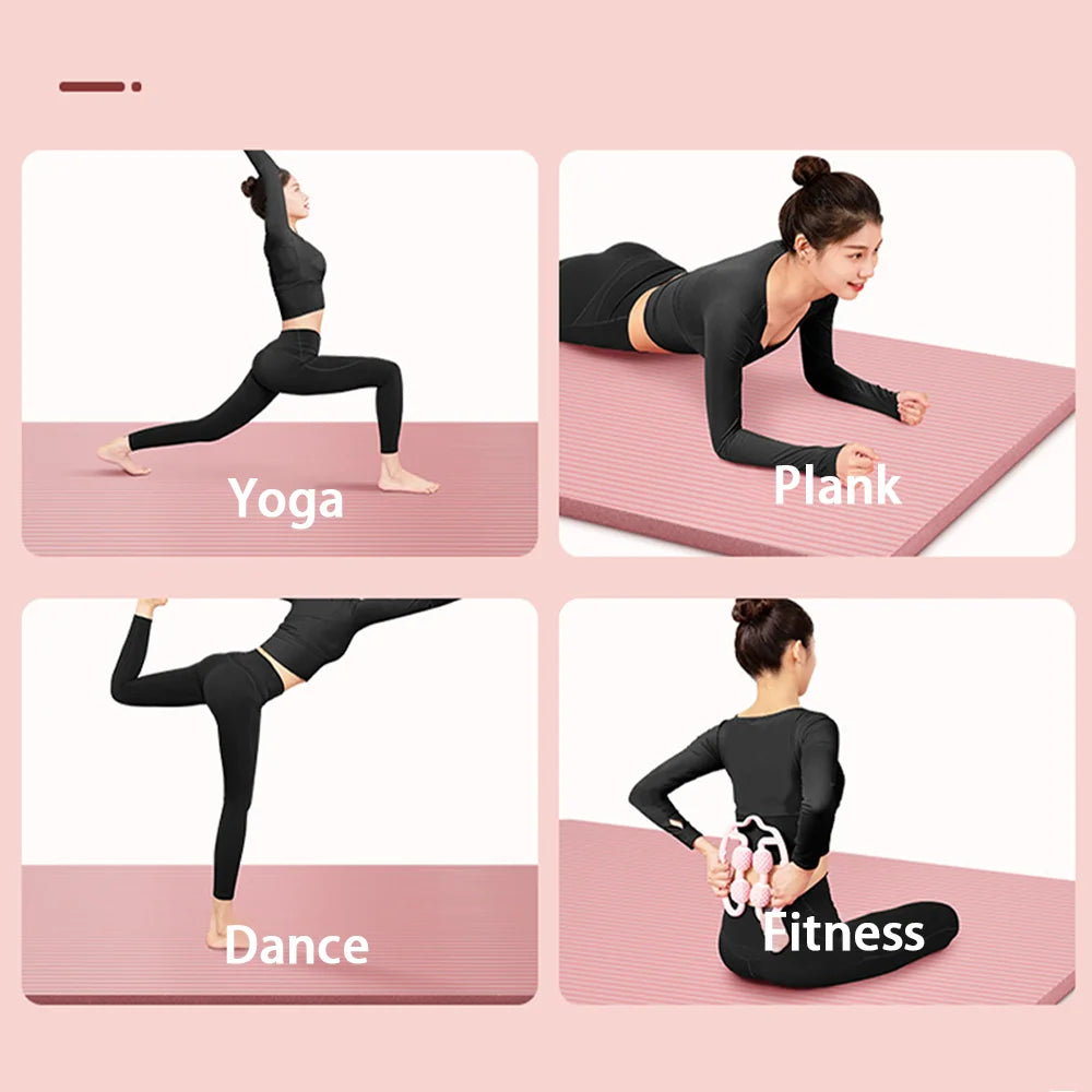 Extra Thick Yoga Mat 8mm – Non-slip & Comfort | Perfect for Beginners & Home Fitness