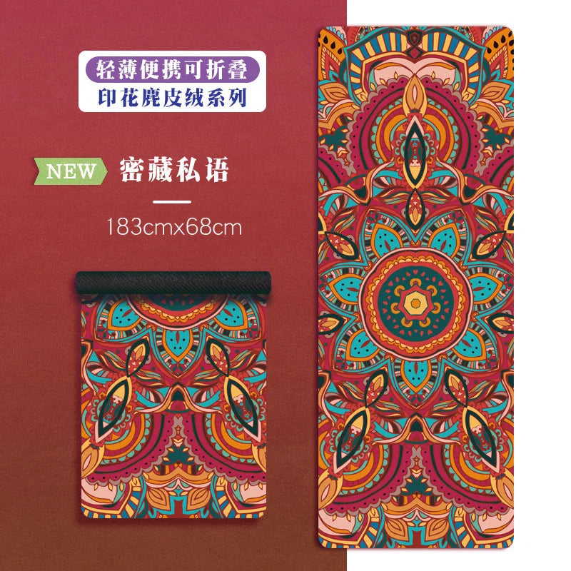 Foldable Yoga Mat 1mm – Ultra Thin & Anti-Slip | Perfect for Travel, Yoga & Pilates