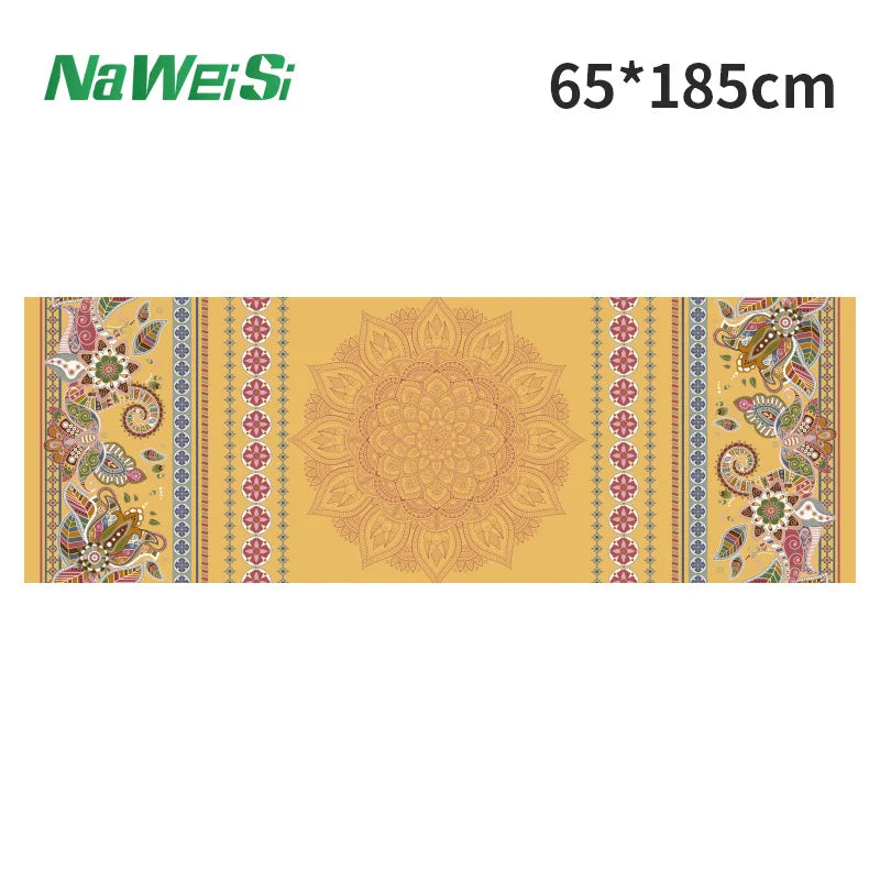 Dubbelzijdige Velvet Yogamat Handdoek – Antislip, Opvouwbaar & Sneldrogend | Fitness- en Sporthanddoek voor Yoga & Strand