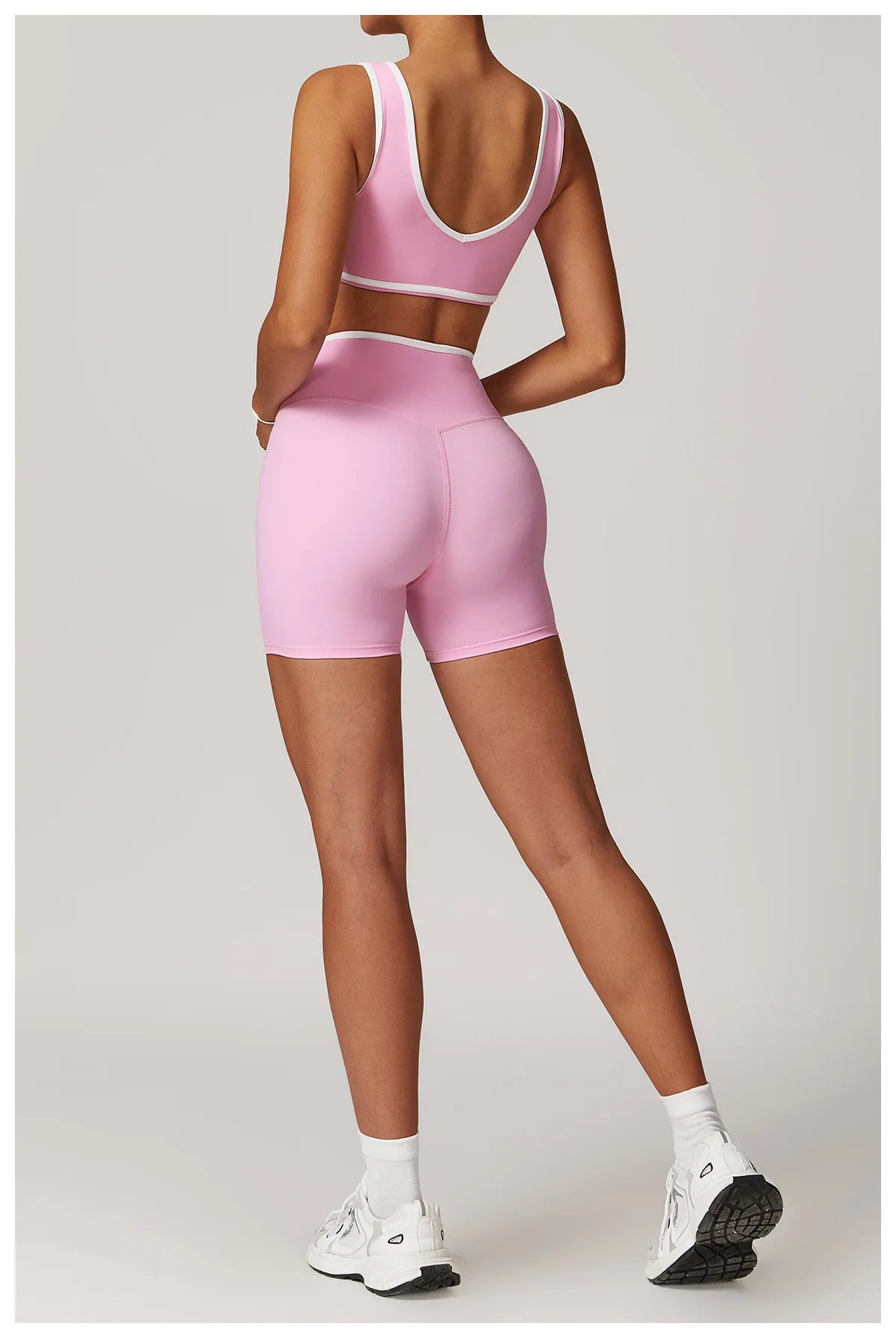 Yoga set 2-piece workout outfit fitness sportswear gym tracksuit high-waisted leggings sports bra women's clothing
