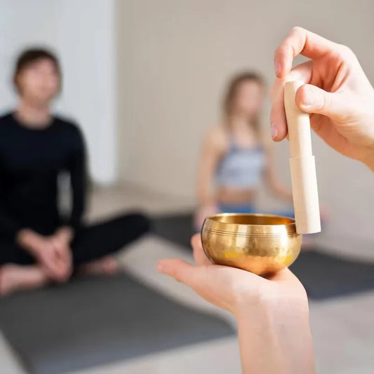 Handgemaakte Messing Klankschaal | Tibetaanse Meditatie & Geluidsgenezing