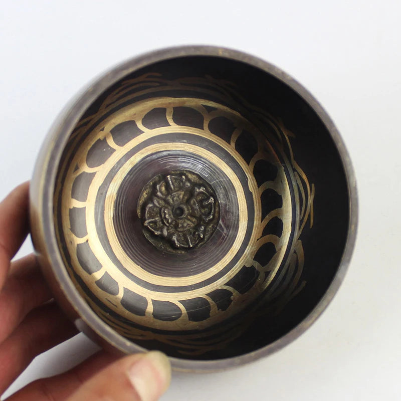 Tibetan Yoga Meditation Bowl Metal Singing Bowl/Beating Bowl