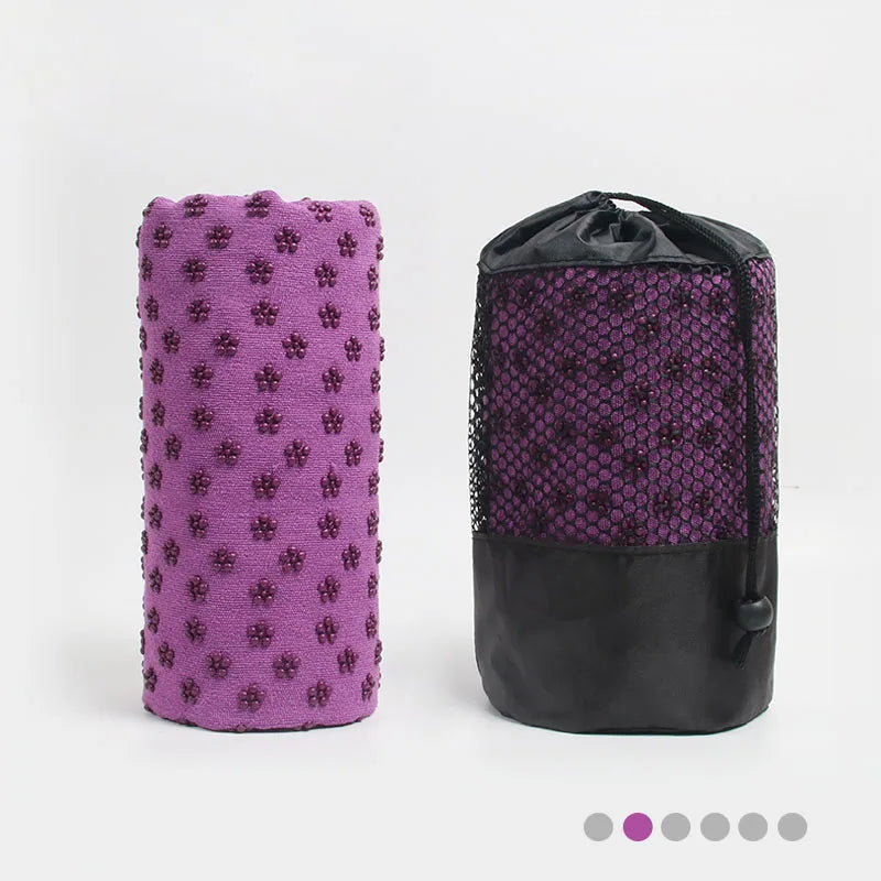 Antislip Hot Yoga Handdoek – Zweet absorberende/ Lichtgewicht Fitness‑ & Yogadeken voor Studio & Travel