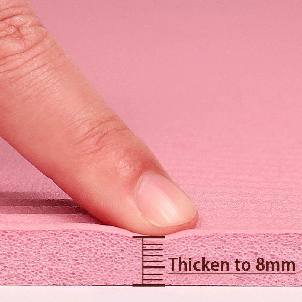 Extra Thick Yoga Mat 8mm – Non-slip & Comfort | Perfect for Beginners & Home Fitness