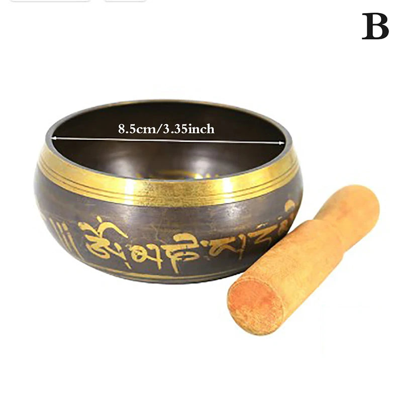 Tibetan Yoga Meditation Bowl Metal Singing Bowl/Beating Bowl