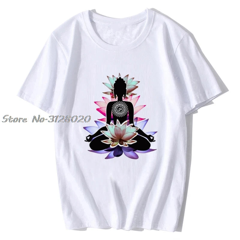 RaviZen Zen Lotus T-Shirt – Spiritueel Yoga & Meditatie Shirt