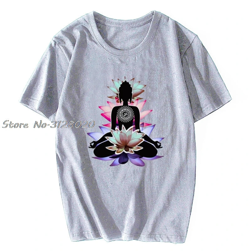 RaviZen Zen Lotus T-Shirt – Spiritueel Yoga & Meditatie Shirt