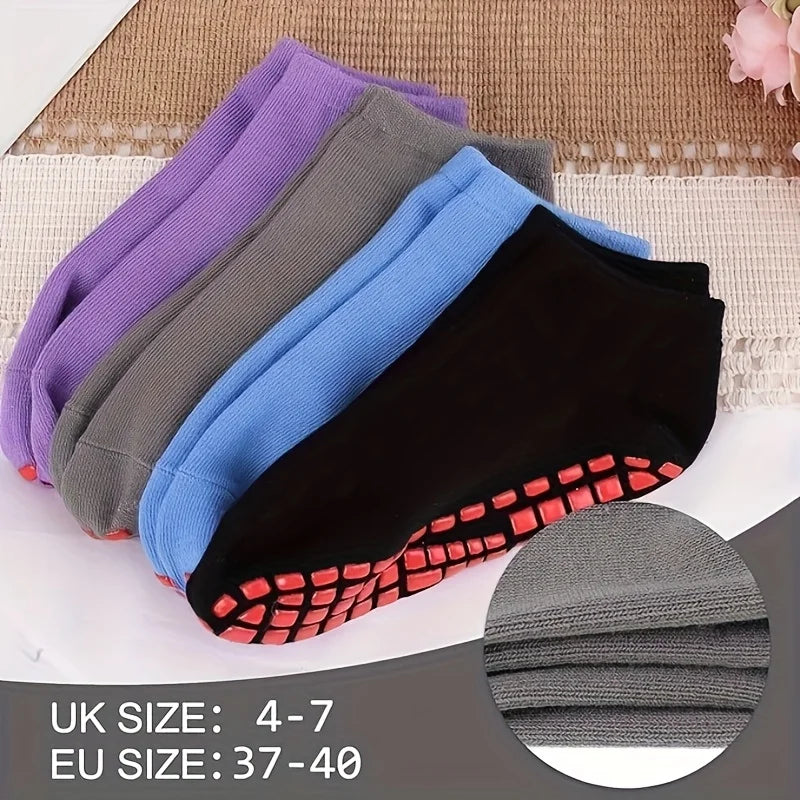 Anti-Slip Yoga Socks – Grip & Stability for Yoga, Pilates, and Home Workouts