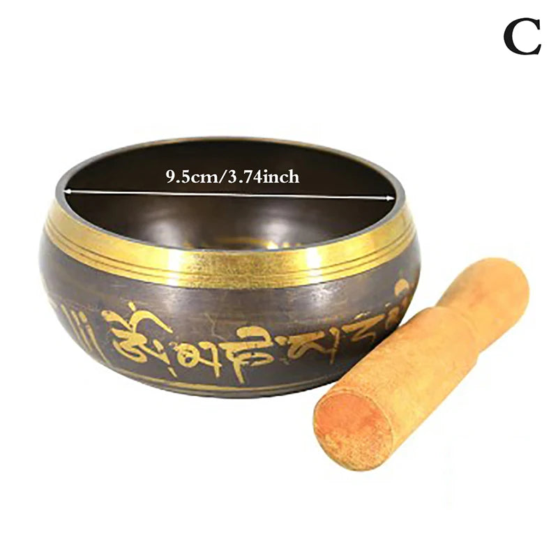 Tibetan Yoga Meditation Bowl Metal Singing Bowl/Beating Bowl