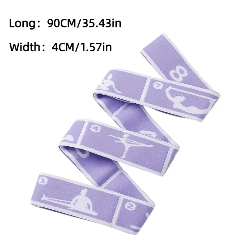 Yoga Stretching Belt Dans Stretching Band Elastische Yoga Weerstandsbanden Thuis Pilates Oefening Trekband Riem Fitness Sport