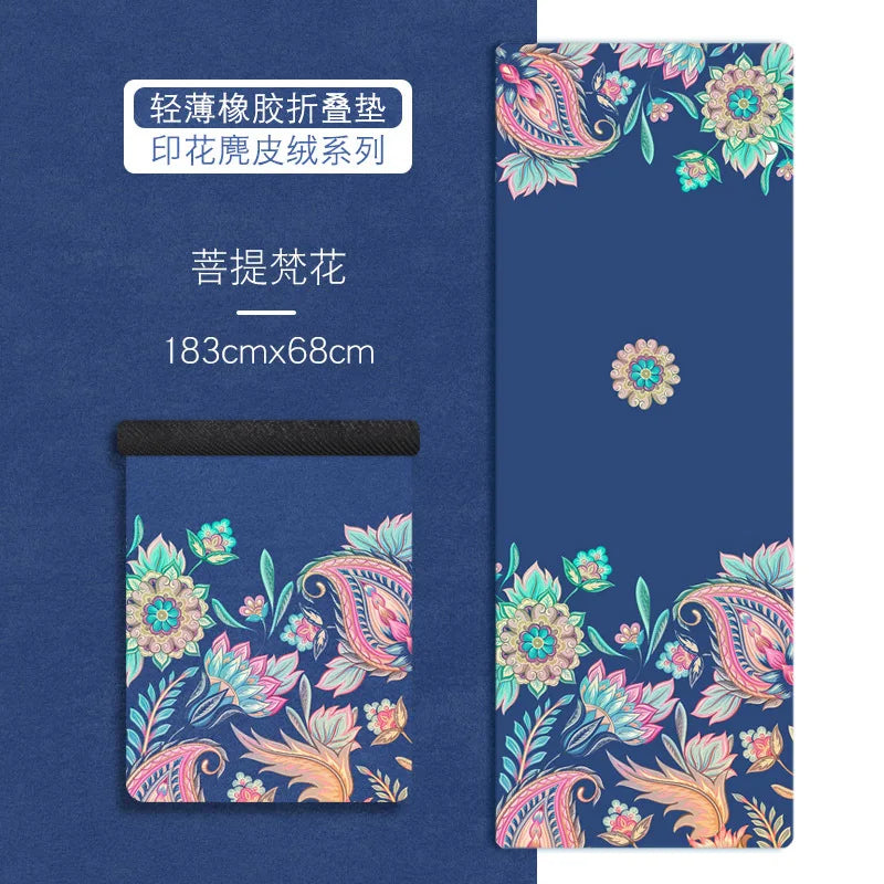 Foldable Yoga Mat 1mm – Ultra Thin & Anti-Slip | Perfect for Travel, Yoga & Pilates