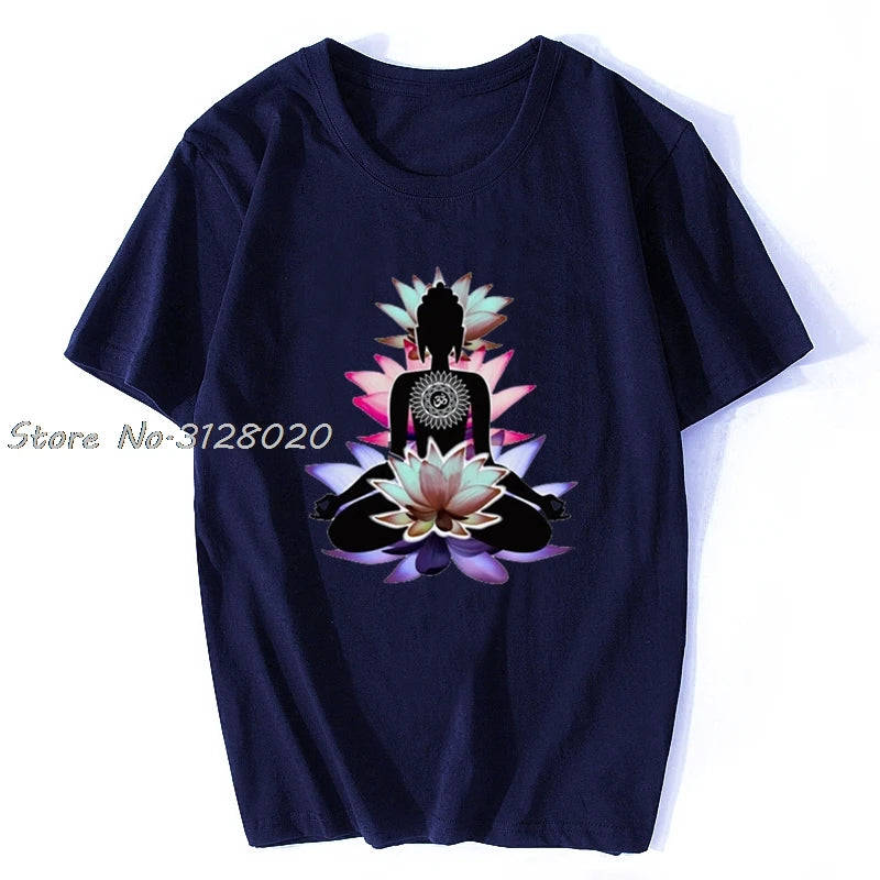 RaviZen Zen Lotus T-Shirt – Spiritueel Yoga & Meditatie Shirt