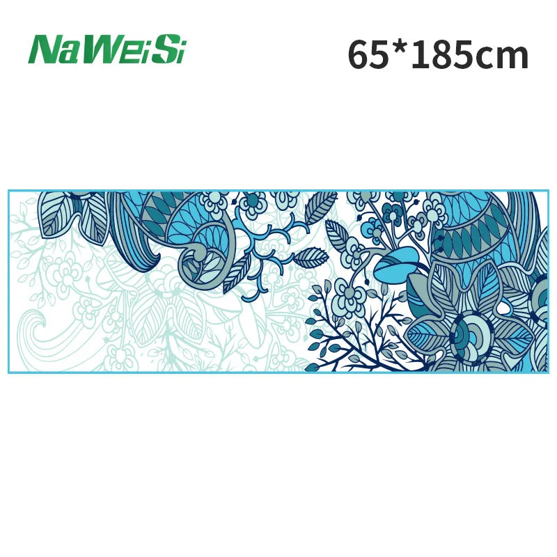 Dubbelzijdige Velvet Yogamat Handdoek – Antislip, Opvouwbaar & Sneldrogend | Fitness- en Sporthanddoek voor Yoga & Strand