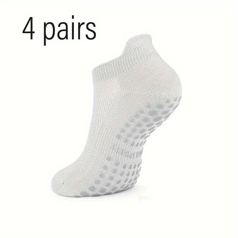 4 paar Pilates-sokken voor vrouwen