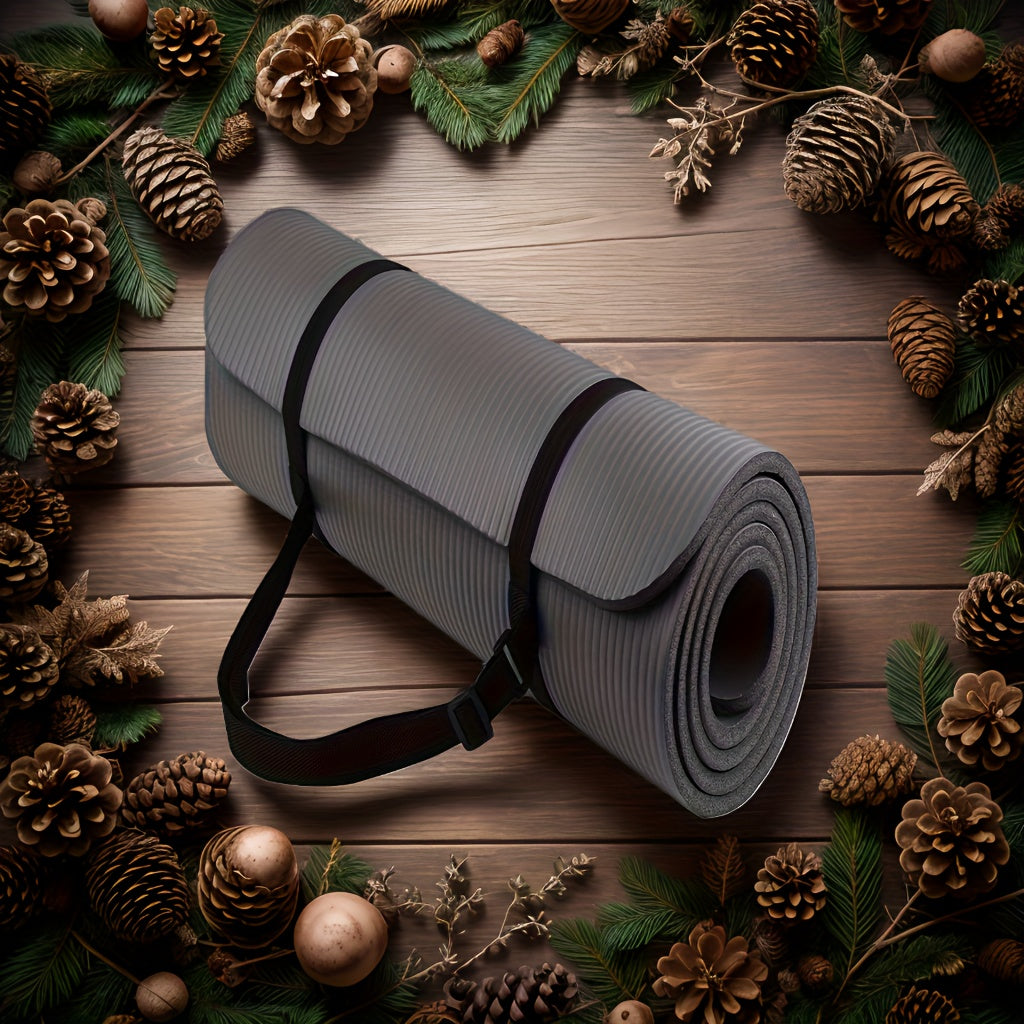 Extra Thick Yoga Mat for Beginners – Non-Slip & Comfortable (NBR)