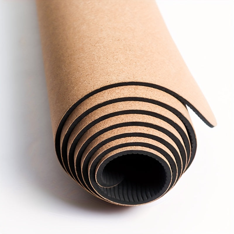 Cork Yoga Mat with Mandala Design – Non-Slip & Durable | For Yoga and Meditation